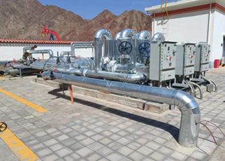 玉门油田青西1计量站300KW电磁电加热器